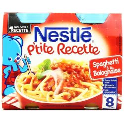 Nestle Pack 2X200G Petite Recette Spaghetti Bolognaise