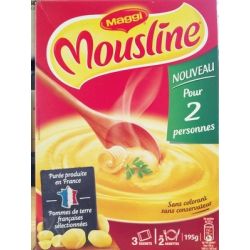Mousline Purée En Flocons : Les 3 Sachets De 65 G