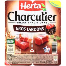 Herta 2X75G Gros Lardons Charc.Herta