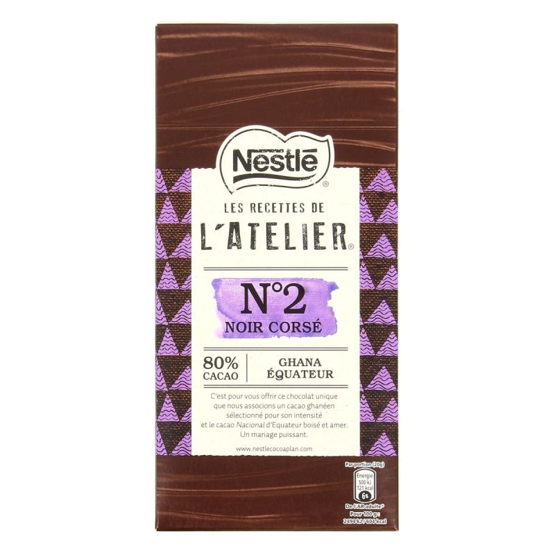 Nestlé Nestle Lrda Noir 80% 16X100G Fr