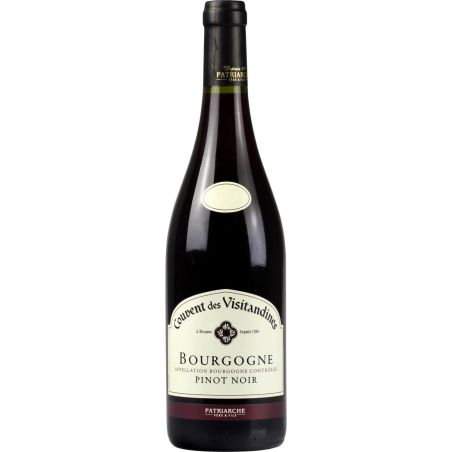 Couvent Visitandines Vin Rouge Bourgogne Pinot Noir 2016 : La Bouteille De 75Cl