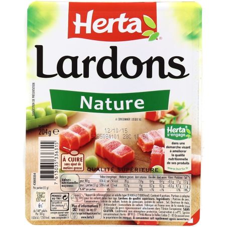 Herta 204G Lardons Nature