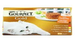 Gourmet Les Timbales : Bœuf, Poulet, Saumon, Thon 12X85G