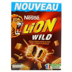 Nestlé Céréales Wild Caramel Chocolat Lion : La Boite De 410 G