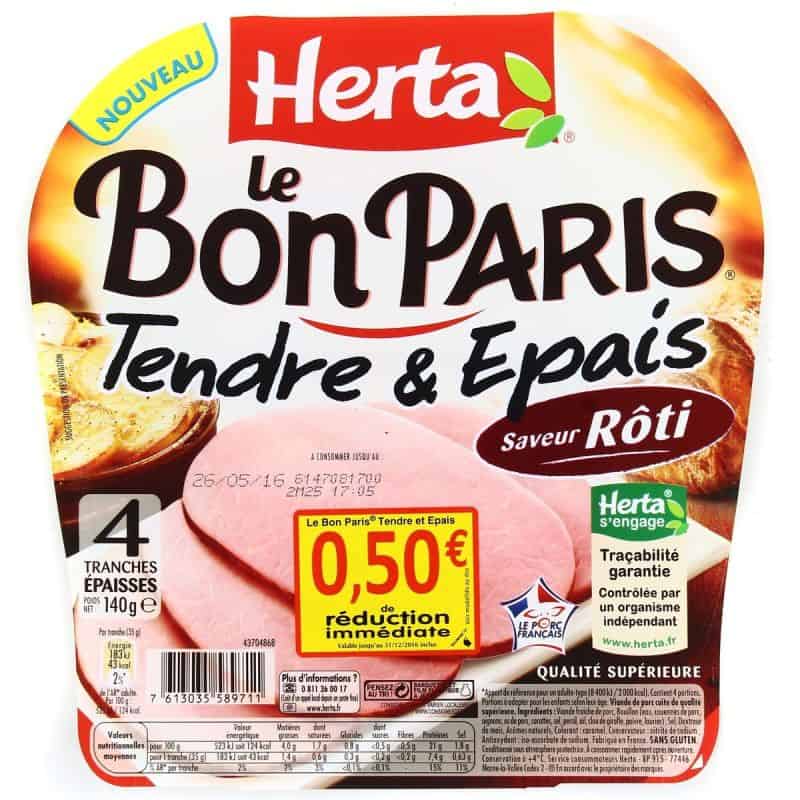 Herta Paris Epaisse Roti4T140G