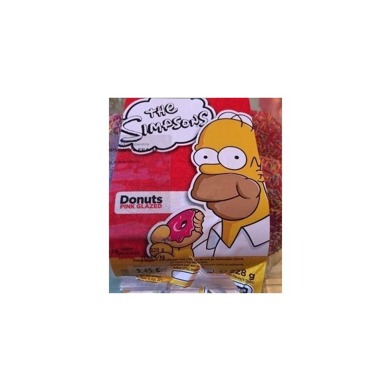 Simpsons Donuts Fraise Simpson X4