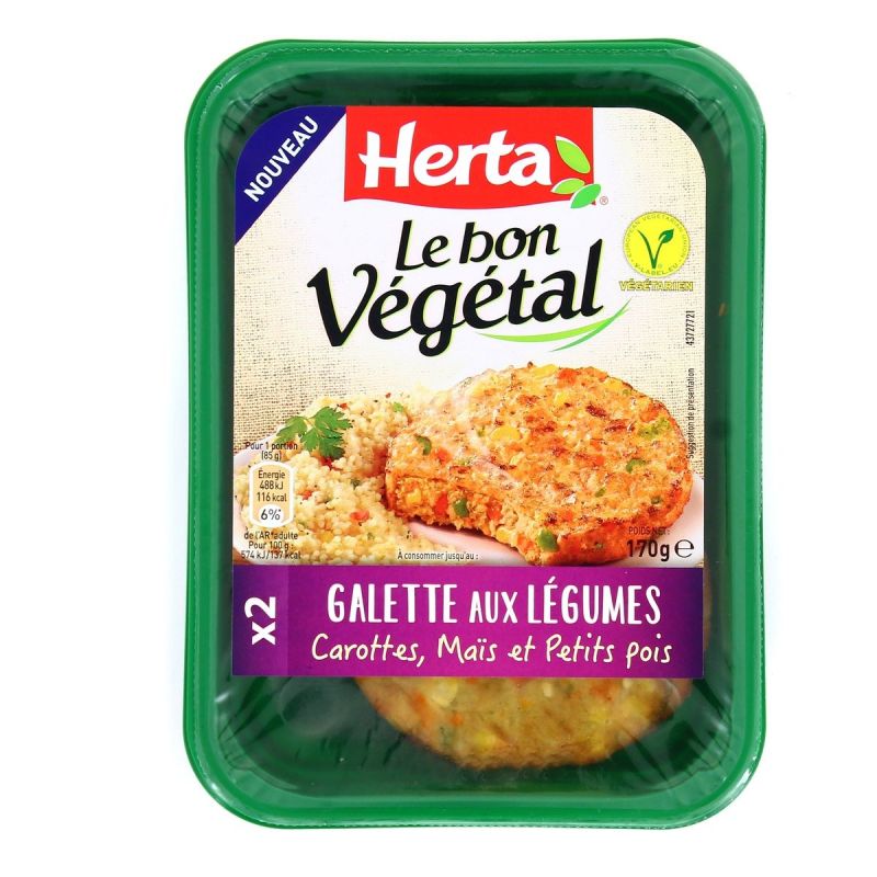 Herta 170G Lbv Galette Legumes