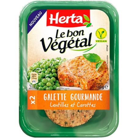 Herta 160G Galette Lentilles Carot.H