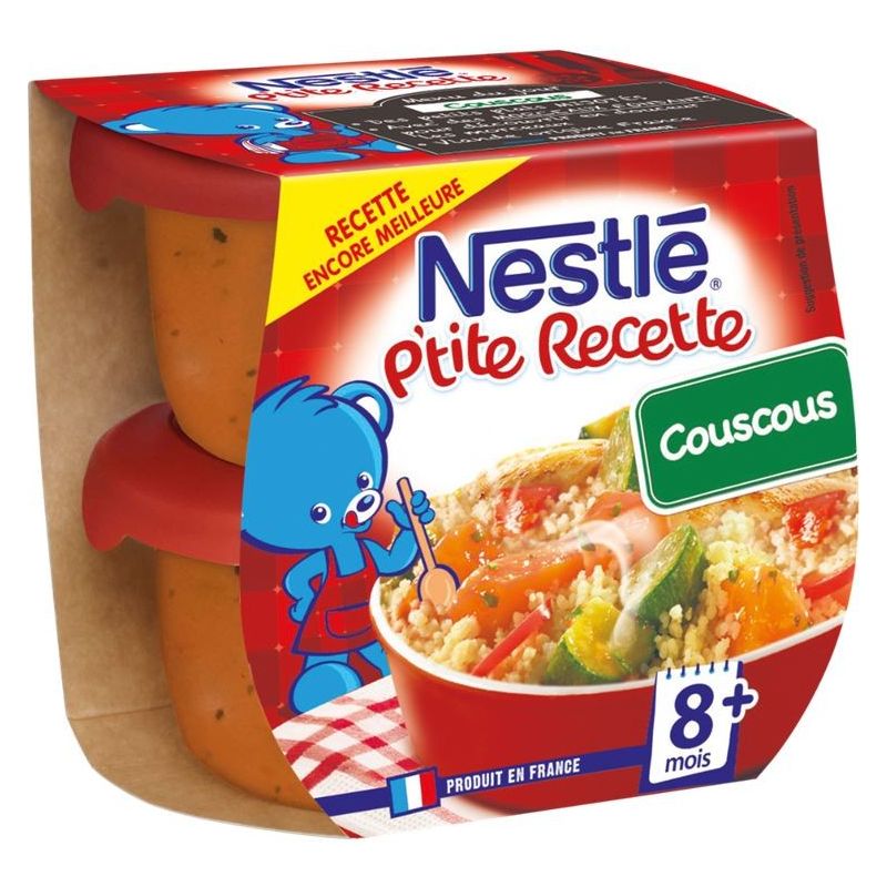 Nestlé Nest P'Tite Rec Couscous2X200G
