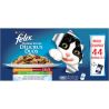Felix Patée Pour Chat Assortiment : Les 44 Sachets De 100 G