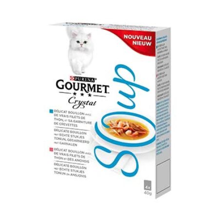 Gourmet Soup : Filets De Thon-Crevettes, Thon-Anchois 4X40G