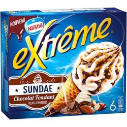 Nestle Extrem Cone Sund Choco X6 396G