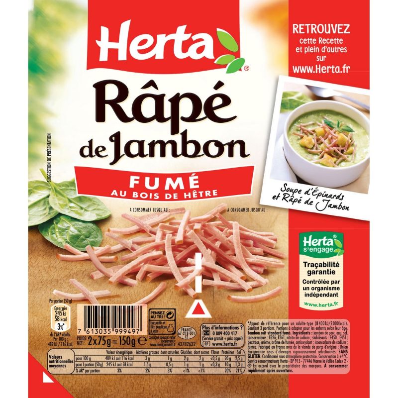 Herta Rape De Jambon 150Gr