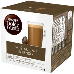 Nescafe Capsules Café Au Lait Intenso Dolce Gusto : Les 16 6X160G