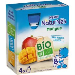 Nestle Naturnes Mang Bio Gourde 4X90G