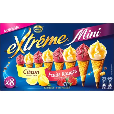 Nestle Mini Extrem Citron+Fr Rouge 8