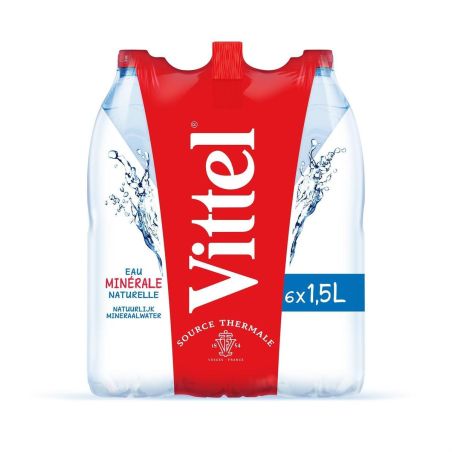 Vittel Eau Minérale Naturelle : Le Pack De 6 Bouteilles 1,5L
