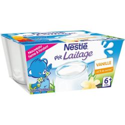 Nestlé Nestle P'T Laitag Vanil 4X100G