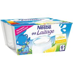 Nestle P'T Laitag Citron4X100G