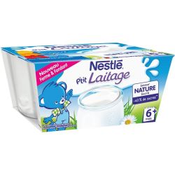 Nestlé Nestle P'T Laitag Nature4X100G