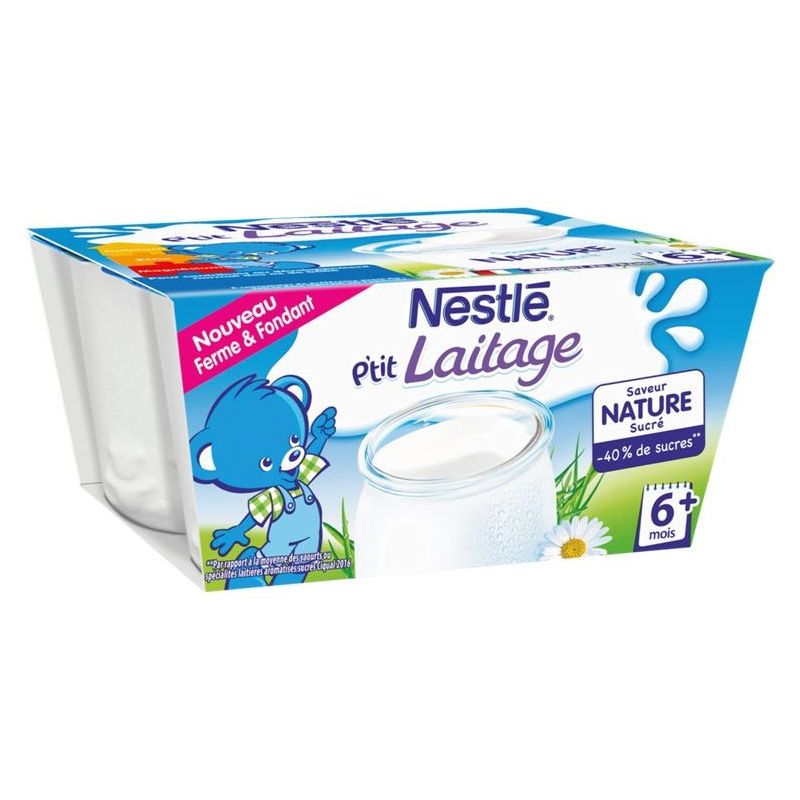 Nestlé Nestle P'T Laitag Nature4X100G