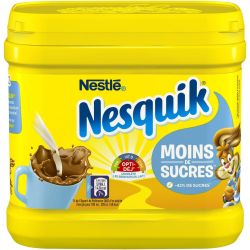 Nestlé Chocolat En Poudre Réduit Sucres Nesquik : La Boite De 650G