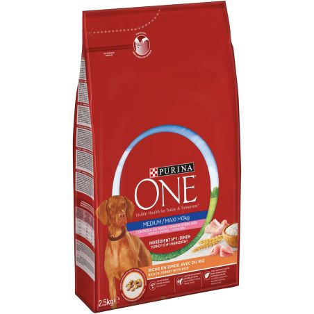 Purina One Contrôle Du Poids / Chiens Stérilisés - Riche En Dinde 2,5Kg