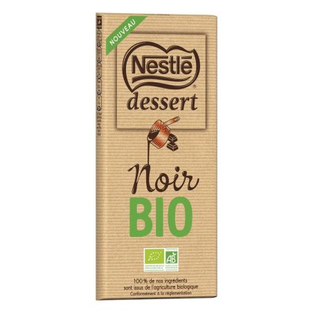 Nestlé Chocolat Noir Bio Dessert : La Tablette De 170G
