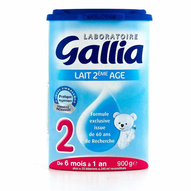 Gallia 2 Lait 2Eme Age 900G