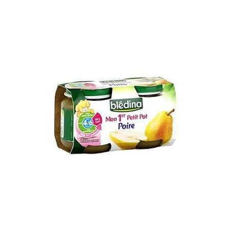 Bledina Blédina Pots Poires De 4/6 À 36 Mois Les 2 130G - 260 G