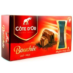 Côte D'Or Chocolat Bouchée Au Lait : Les 8 Bouchées De 25 G