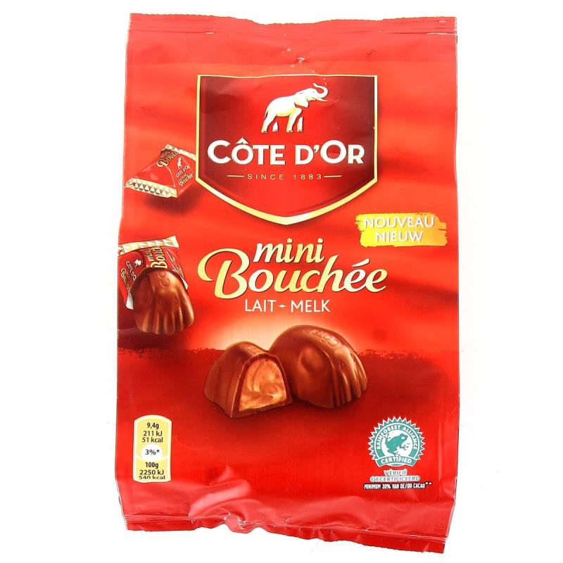 Cote D'Or Cdor Mini Bouchee Lait 122Gr