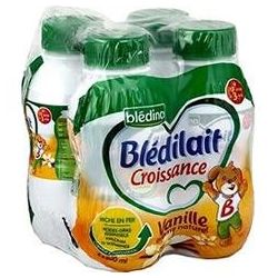Bledina Bledilait Croissance Vanille Bouteille 4X500Ml