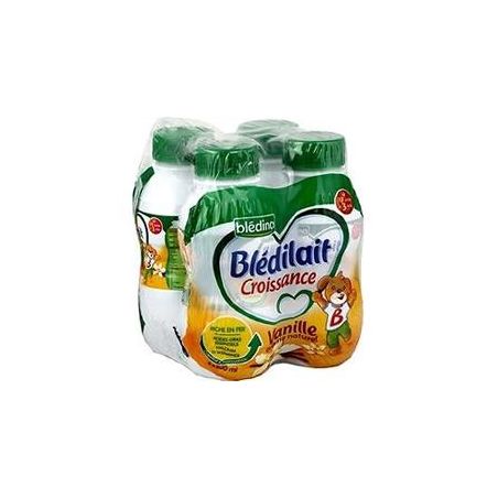 Bledina Bledilait Croissance Vanille Bouteille 4X500Ml