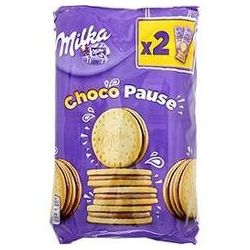 Milka Biscuits Fourrage Chocolat Lait : Les 2 Paquets De 260G - 520G