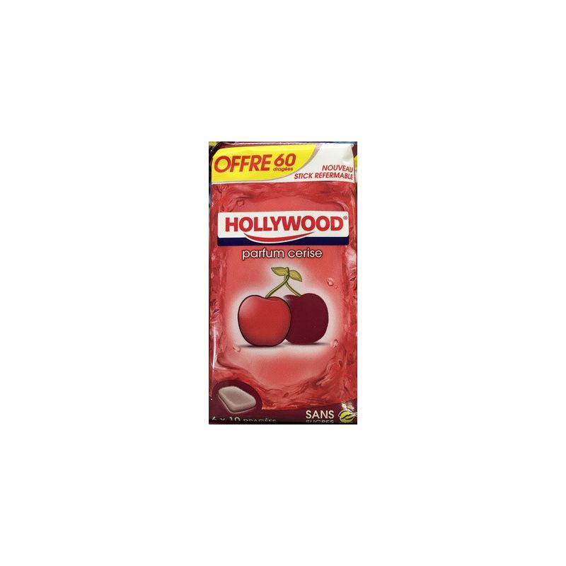 Hollywood Stick Cerise Sans Sucre 84G
