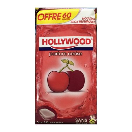 Hollywood Stick Cerise Sans Sucre 84G