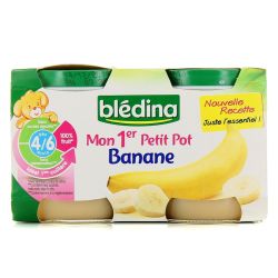 Blédina Pots Bananes De 4/6 À 36 Mois : Les 2 130G - 260 G