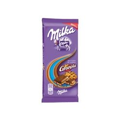 Milka Lot 2X100G Tablette Chocolat Granola