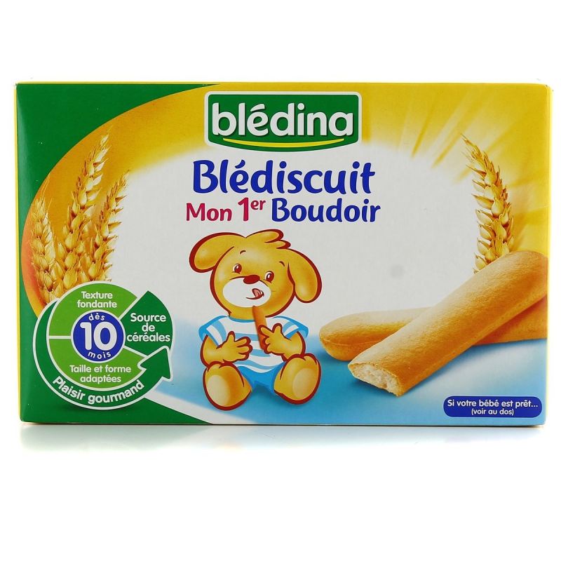 Blédina Mon 1Er Boudoir Dès 10 Mois Blédiscuit : La Boite De 24 Etui 6 Sachets - 120 G