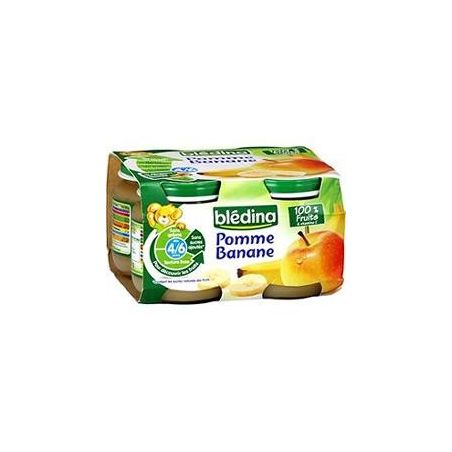 Blédina Pots Pommes Bananes De 4/6 À 36 Mois : Les 4 130 G - 520