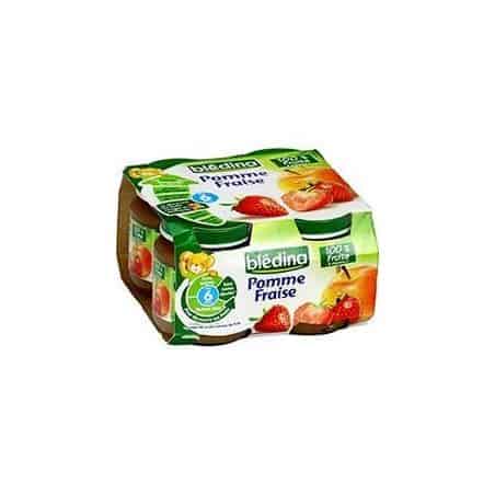 Bledina Pack 4X130G Pomme/Banane/Fraise