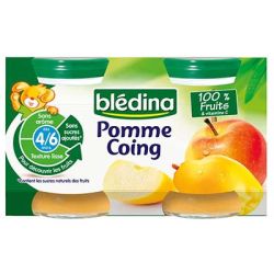 Blédina Pots Pommes Coings De 4/6 À 36 Mois : Les 4 130 G - 520