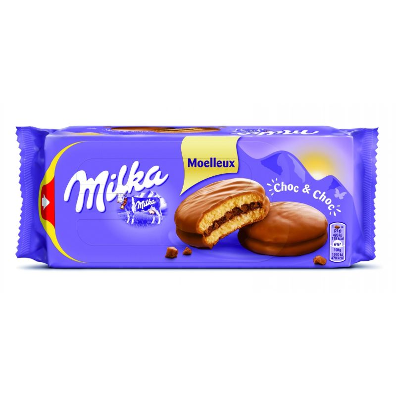 Milka Gâteaux Moelleux Cacao : Le Paquet De 7 - 175G