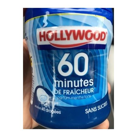 Hollywood 80G Bottle 60Mn Menthe Forte