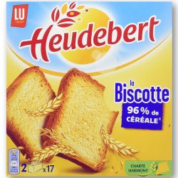 Heudebert Nature 34 Biscottes 300G