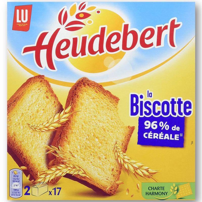 Heudebert Nature 34 Biscottes 300G