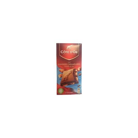 Cote D'Or Tablette 200G Chocolat Lait Amande Caramel Pointe Sel D Or