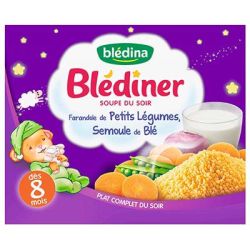 BLEDINA Blédiner douceur provençale de légumes 2x25cl dès 8 mois