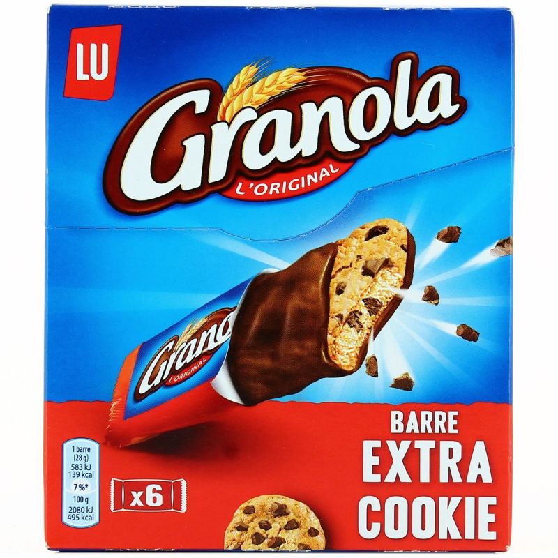 Lu Granola Barr Xtra Cookie168